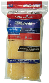 Wooster RR301-6 1/2 Roller Cover, 1/2 in Thick Nap, 6-1/2 in L, Knit Fabric Cover, Golden Yellow
